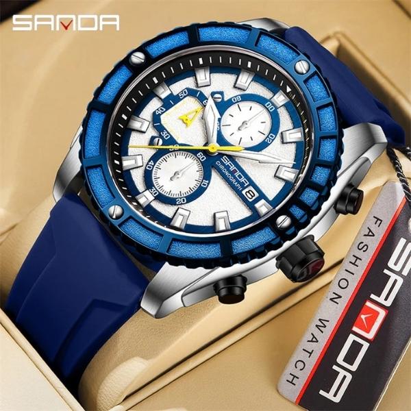 relogio masculino pulseira de borracha
