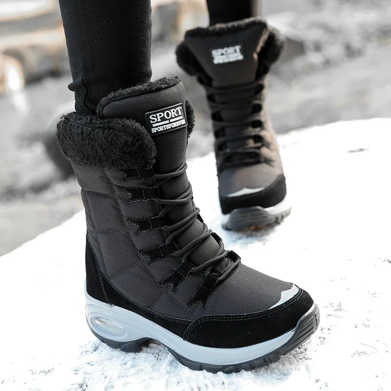 Bota Feminina Cano Alto Impermeável - (Promoção de Inverno 2025)