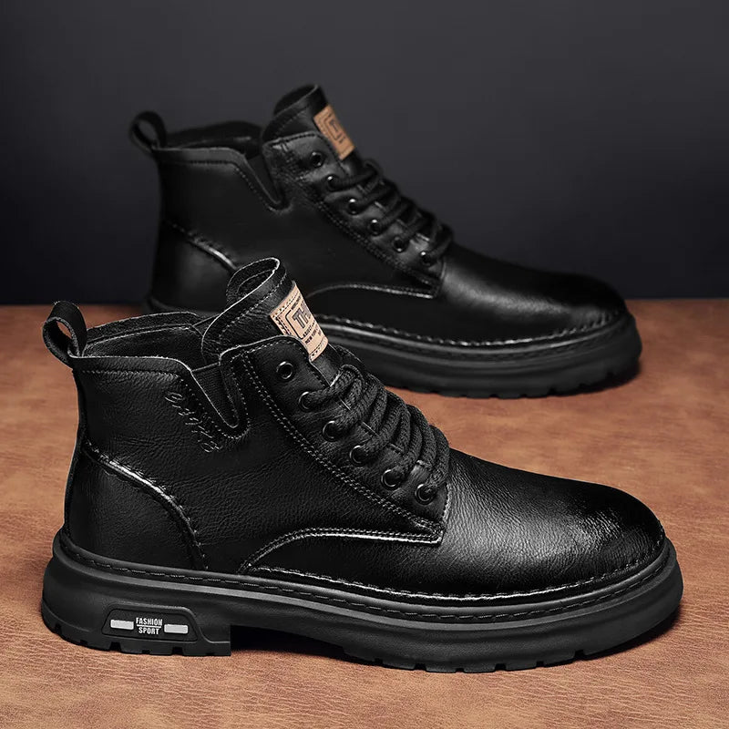 Bota Ironman Masculina de Couro