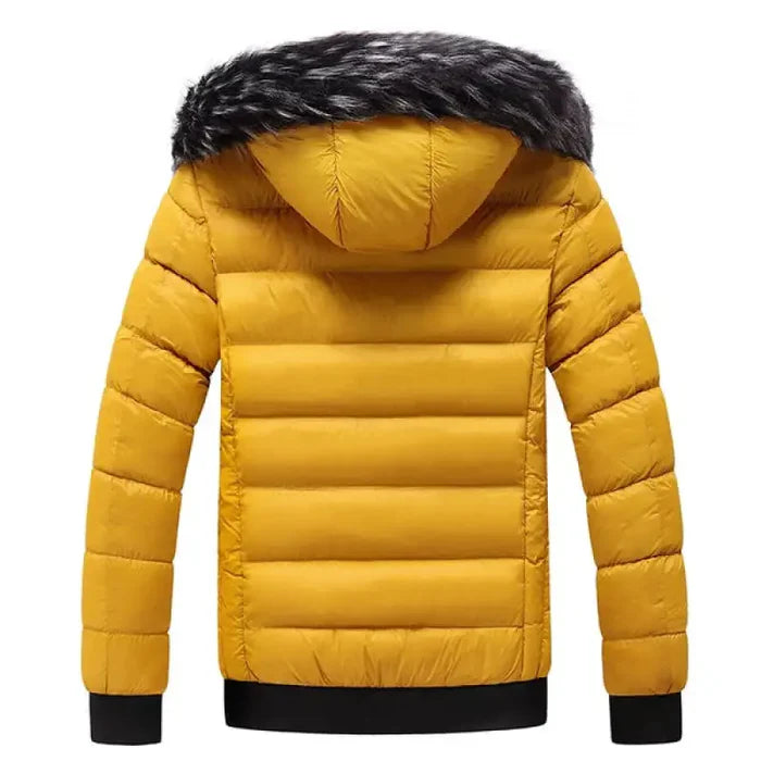 Jaqueta Puffer Masculina Capuz Forrado