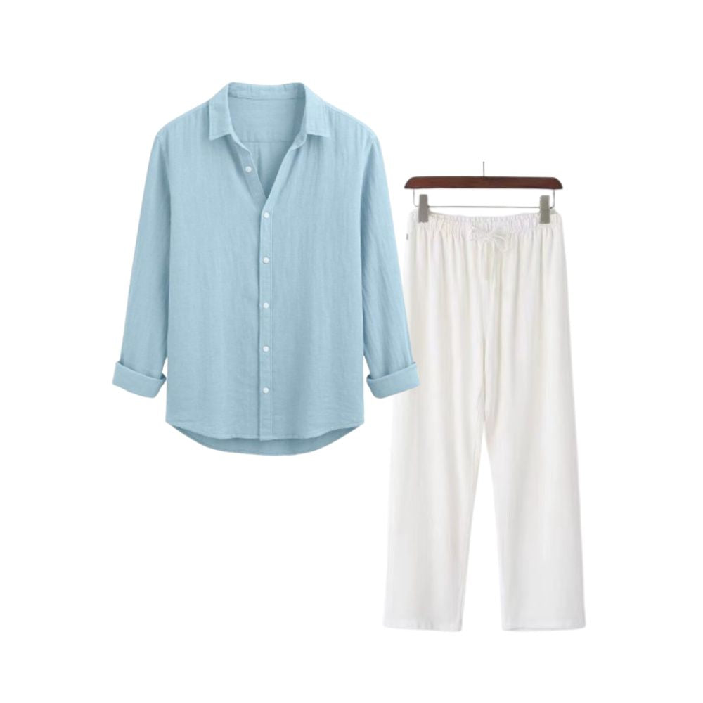 Conjunto Masculino em Linho Maldivas