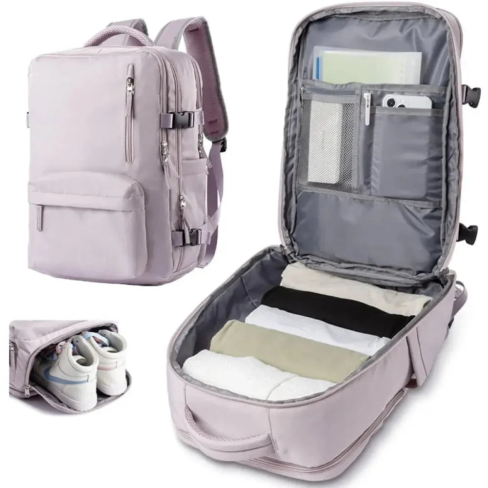 Mochila de Viagem multi compartimentos - Unisex