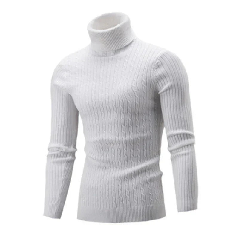 Suéter Masculino Pullover de Gola Alta