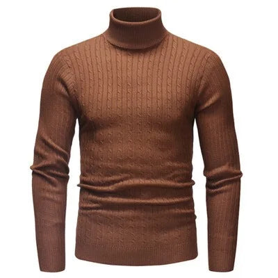 Suéter Masculino Pullover de Gola Alta