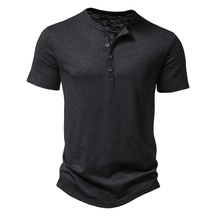 Camiseta Masculina Gola Henley Campeche
