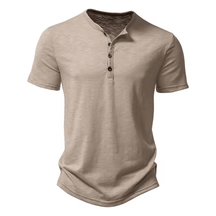 Camiseta Masculina Gola Henley Campeche