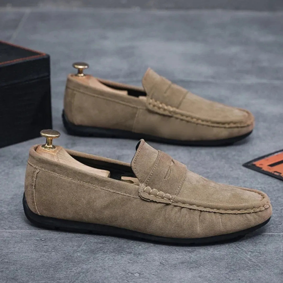 Mocassim Masculino de Camurça Allegante