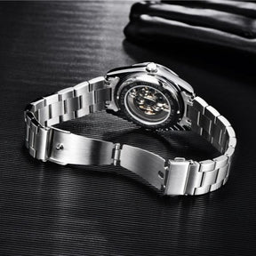 Relógio Masculino Prata Benyar Altair White