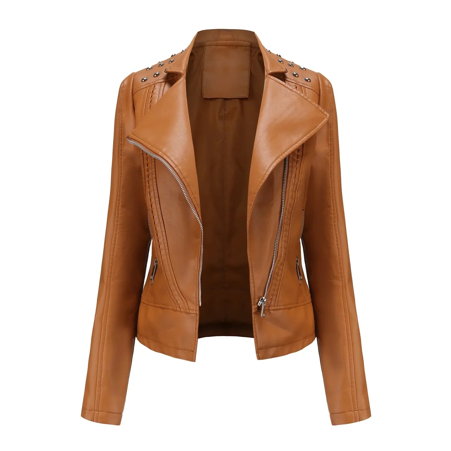 Jaqueta Feminina Fashion Style Estilo Biker com Zíper
