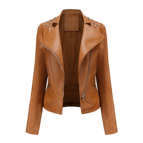 Jaqueta Feminina Fashion Style Estilo Biker com Zíper
