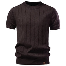 Camiseta Masculina Casual Listrada Positano