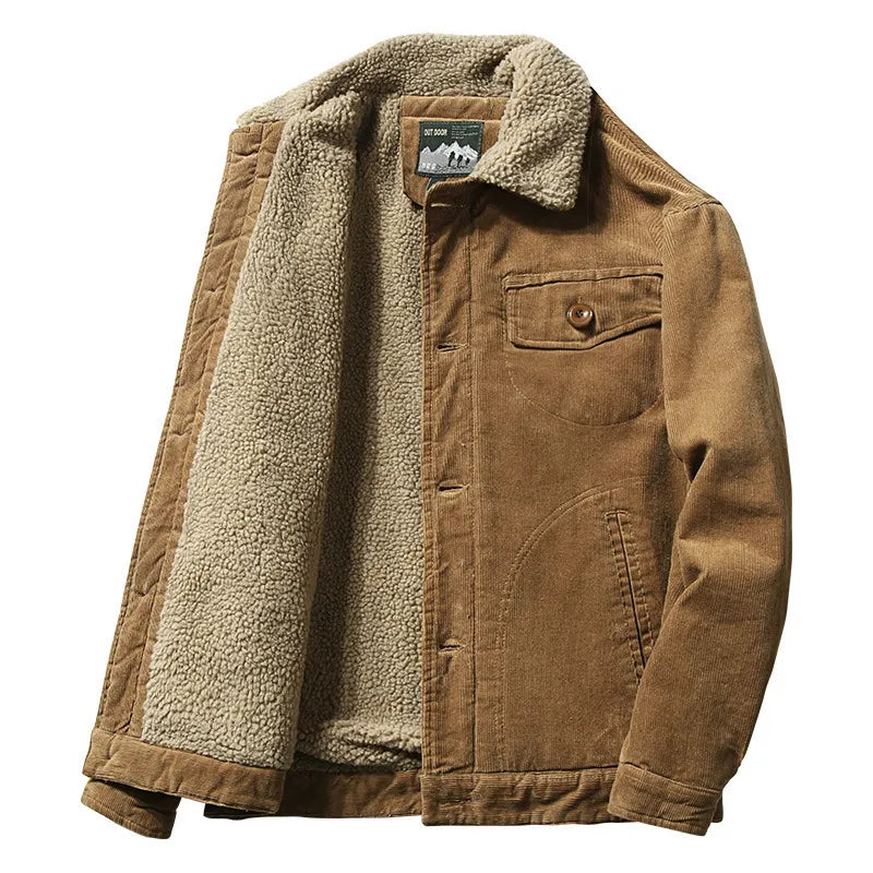 Jaqueta Masculina Casual com Forro Peluciado