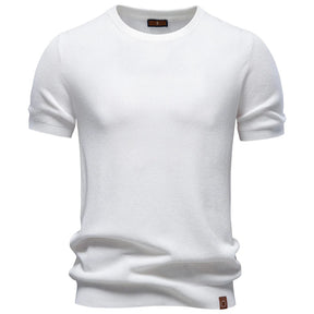 Camiseta Masculina Casual de Seda Nice