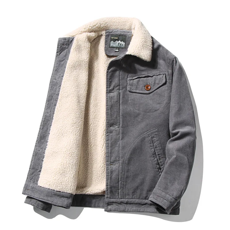 Jaqueta Masculina Casual com Forro Peluciado