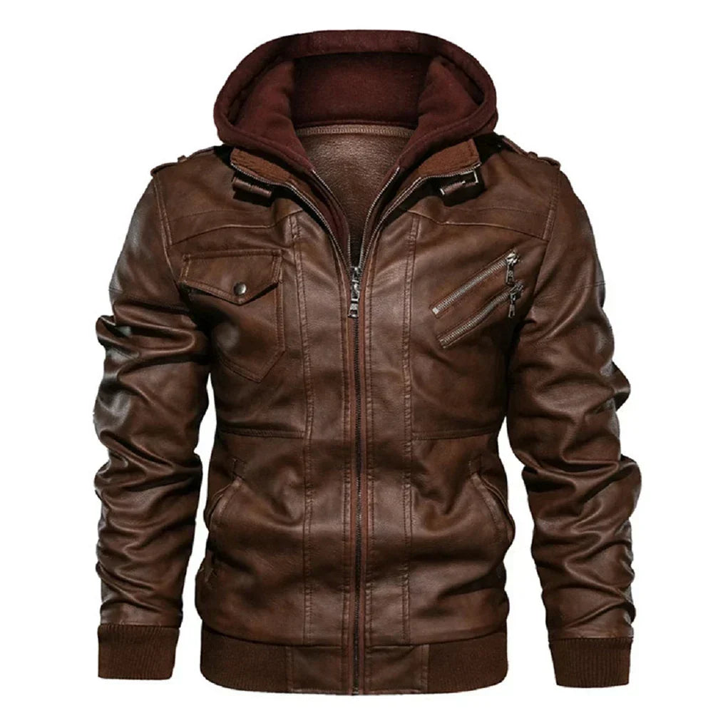 Jaqueta Masculina Couro Pantagonia