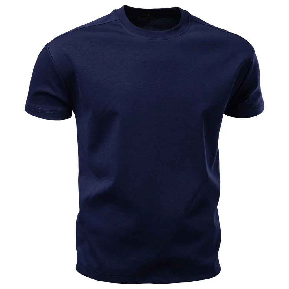 Camiseta Masculina Casual de Algodão Marbella