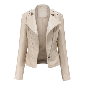 Jaqueta Feminina Fashion Style Estilo Biker com Zíper