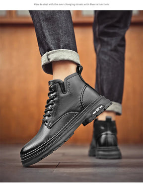 Bota Ironman Masculina de Couro
