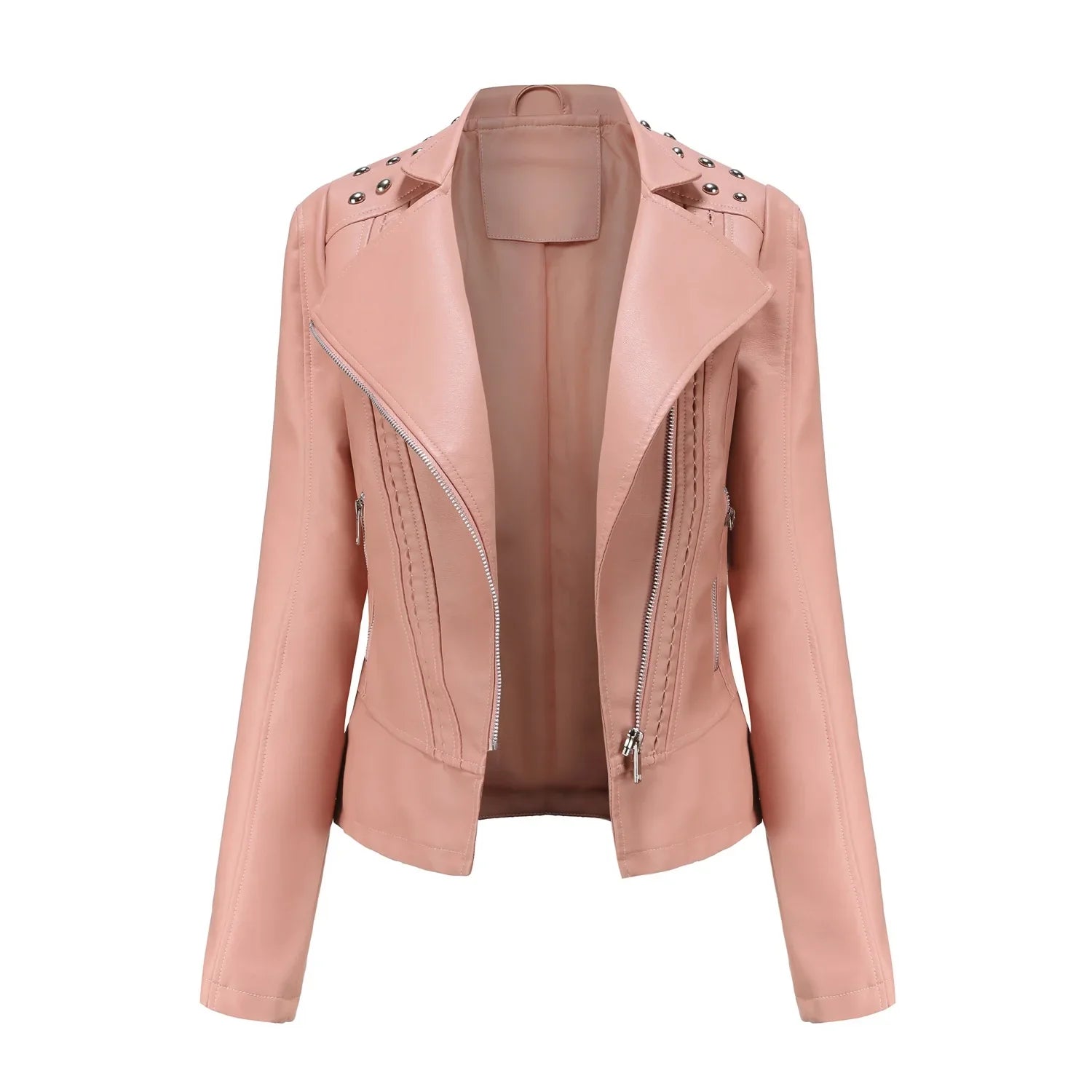 Jaqueta Feminina Fashion Style Estilo Biker com Zíper