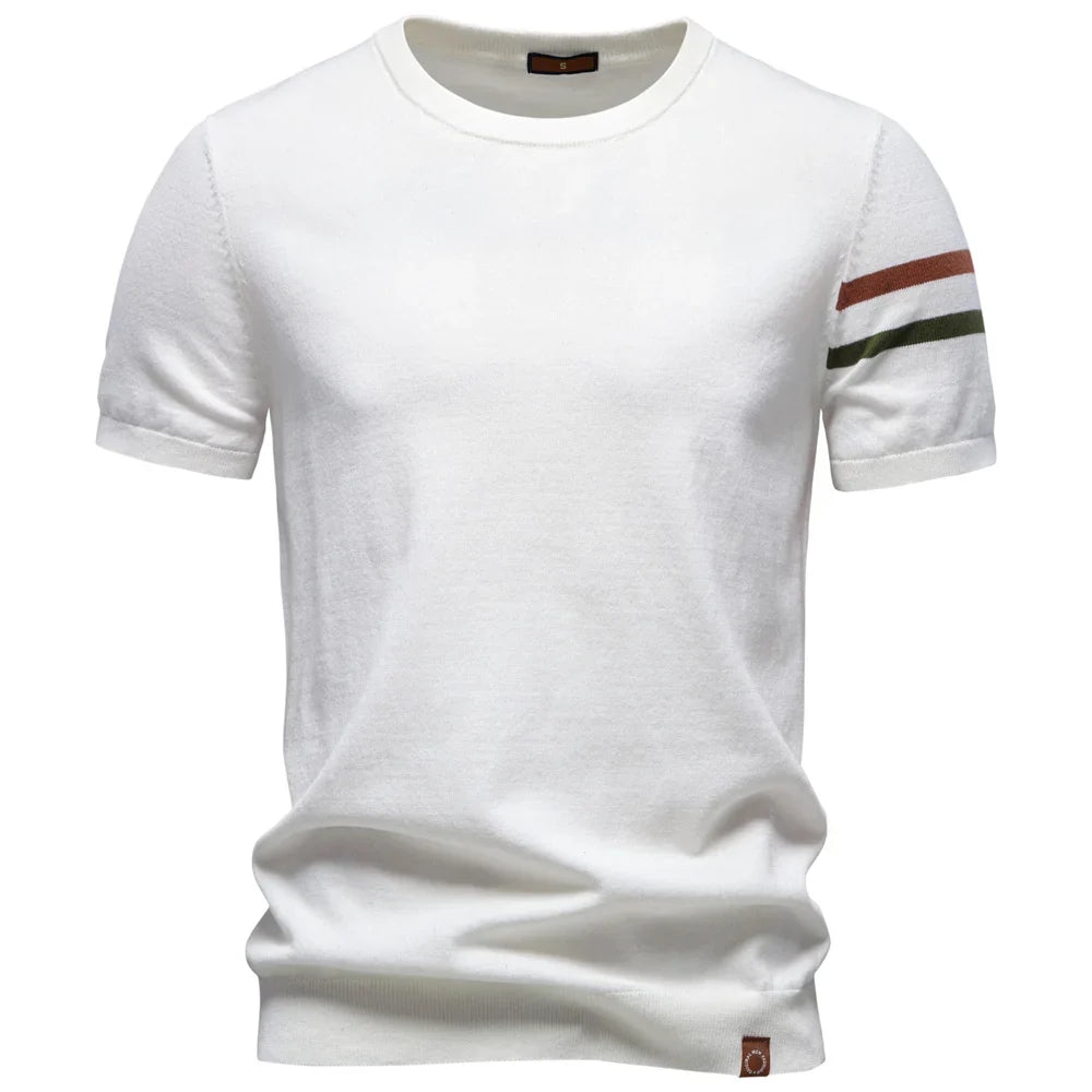 Camiseta Masculina Casual de Algodão Algarve