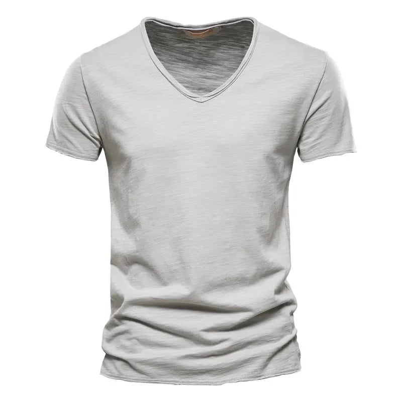 Camiseta Masculina Manga Curta Gola V Florianópolis