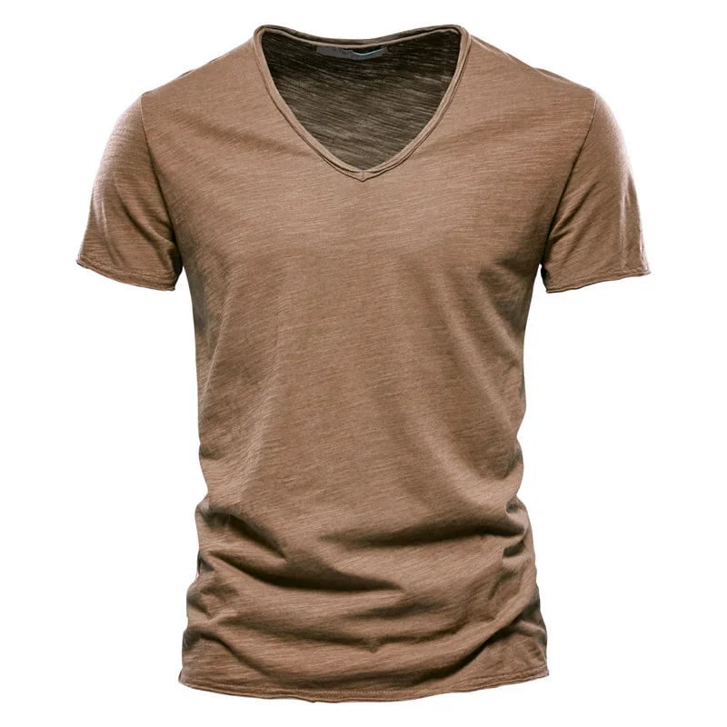 Camiseta Masculina Manga Curta Gola V Florianópolis