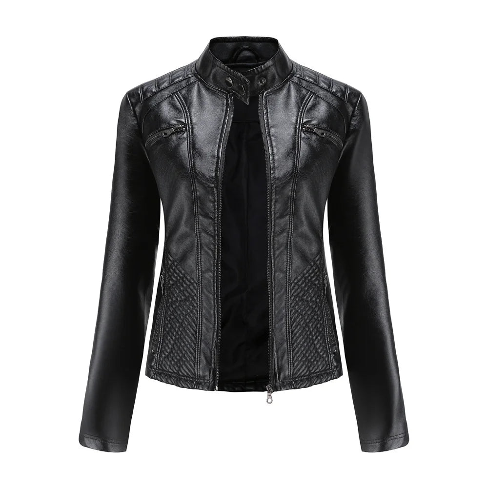 Jaqueta Feminina Casual com Zíper Estilo Streetwear - (Promoção de Inverno 2025)