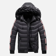 Jaqueta Puffer Masculina Capuz Forrado