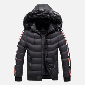 Jaqueta Puffer Masculina Capuz Forrado