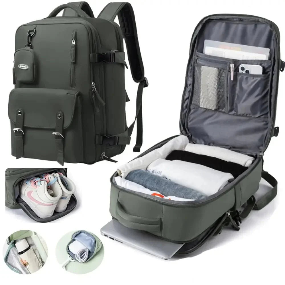 Mochila de Viagem multi compartimentos - Unisex