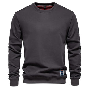 Moletom Masculino Liso Gola Redonda Berlim