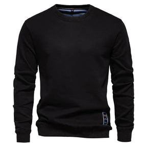 Moletom Masculino Liso Gola Redonda Berlim