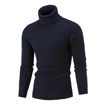 Suéter Masculino Pullover de Gola Alta