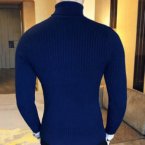 Suéter Masculino Pullover de Gola Alta