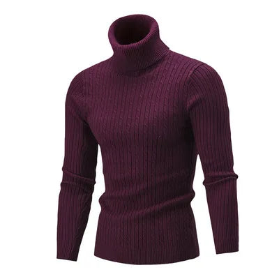 Suéter Masculino Pullover de Gola Alta